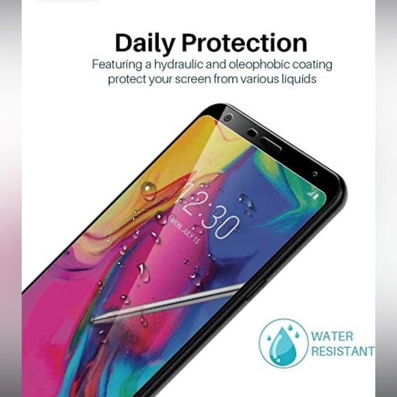 LK Glass Screen Protector | NEW 3 Pack For LG Stylo 5 - Picture 2 of 6